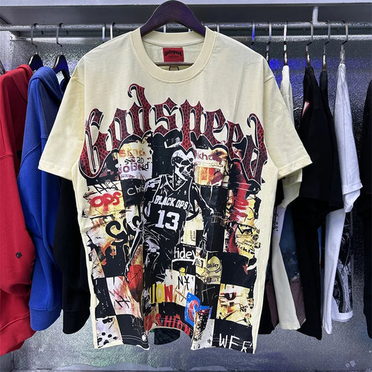 Godspeed 13 Print High-Quality Short Sleeved t-Shirt