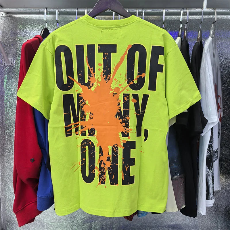 Godspeed Printed High-Quality Double Yarn Pure Cotton Casual Short Sleeved t-Shirt