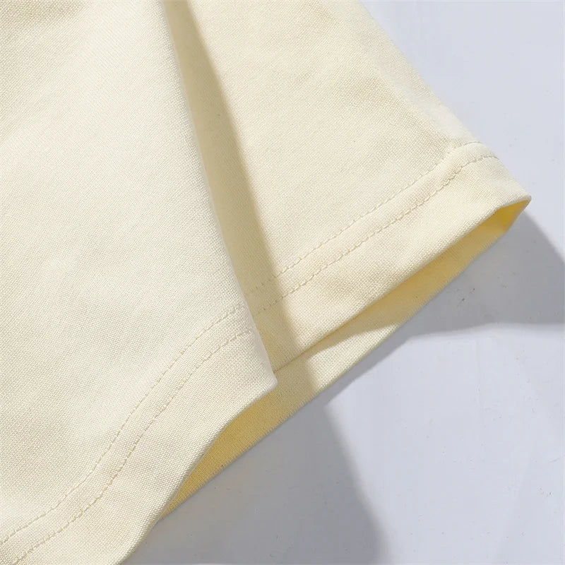 Godspeed Rugby Print Pure Cotton Casual Short Sleeved Shirt