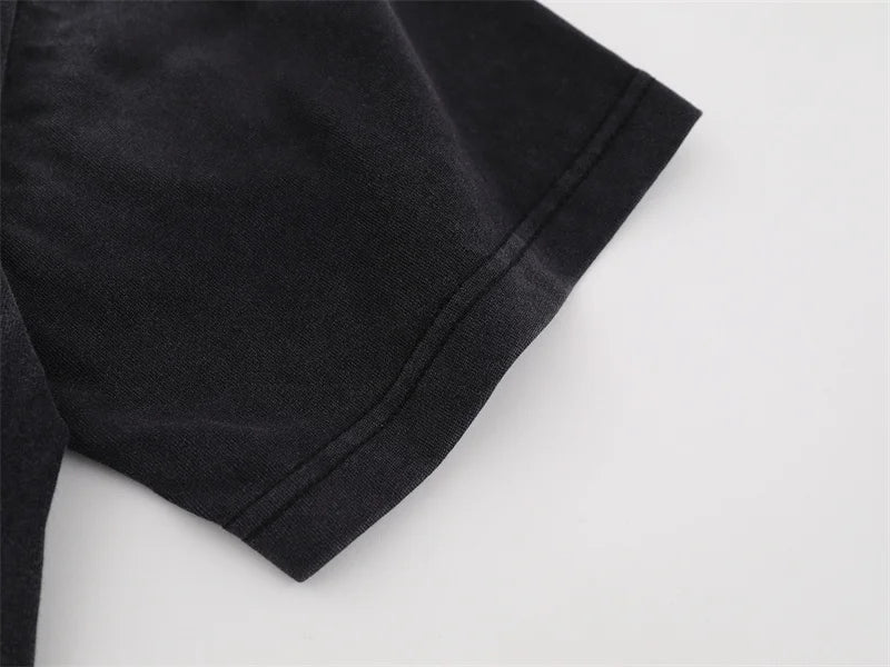 Vale Retro Wash Printed Short Sleeved Shirt