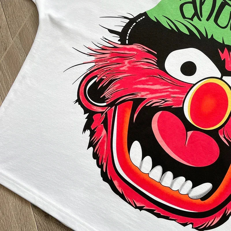 Blutosatire studios cropped character tee