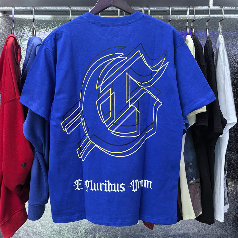 Godspeed Tower Printed High Quality Casual Round Neck Short Sleeve