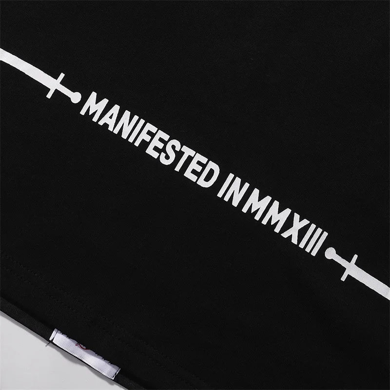 Godspeed Printed High-Quality Double Yarn Pure Cotton Casual Short Sleeved t-Shirt For Men And Women