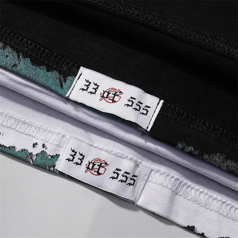 Godspeed Speedboat Print High-Quality Round Neck Short Sleeved Shirt