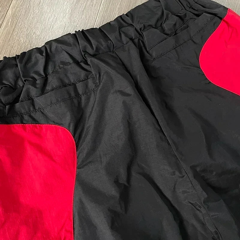 Hellstar  Sample Pants Wave stitching color-blocked casual sports