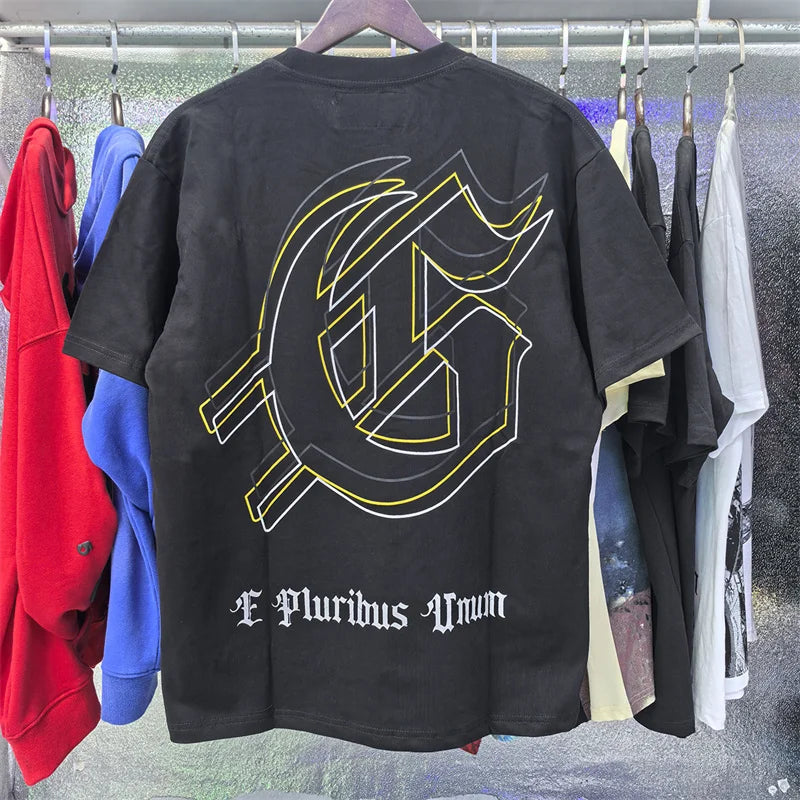 Godspeed Tower Printed High Quality Casual Round Neck Short Sleeve