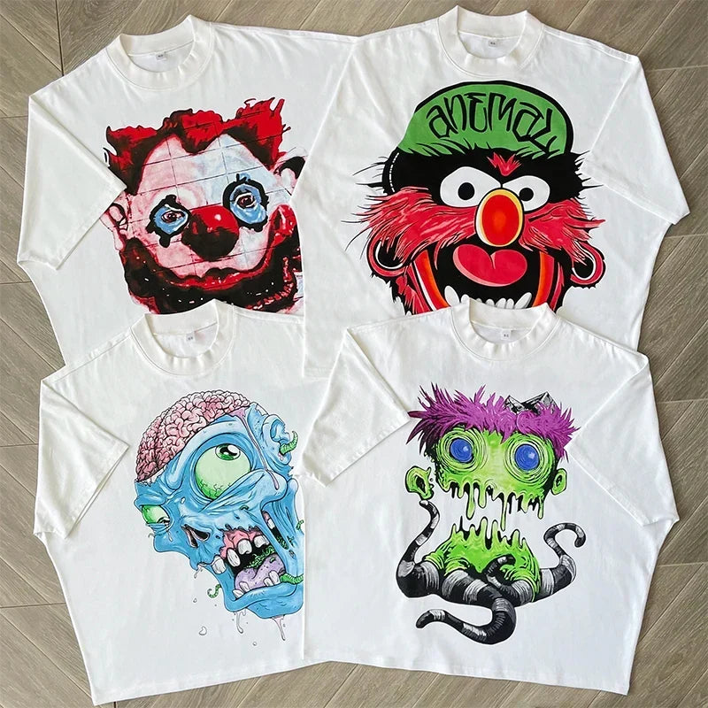 Blutosatire studios cropped character tee