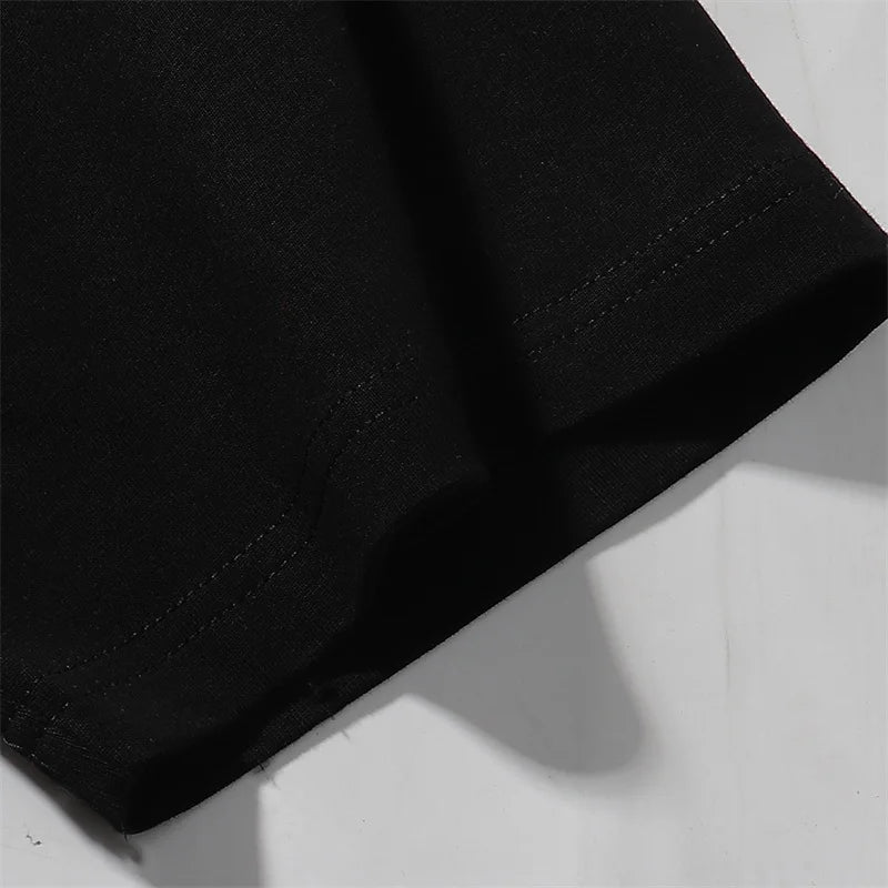 Godspeed City Printed High Quality Double Yarn Cotton Casual Short Sleeves