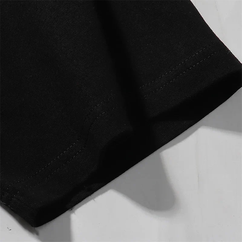 Godspeed City Printed High Quality Double Yarn Cotton Casual Short Sleeves