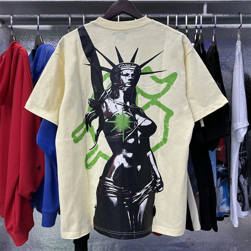 Godspeed Printed High-Quality Pure Cotton Casual Short Sleeved t-Shirt