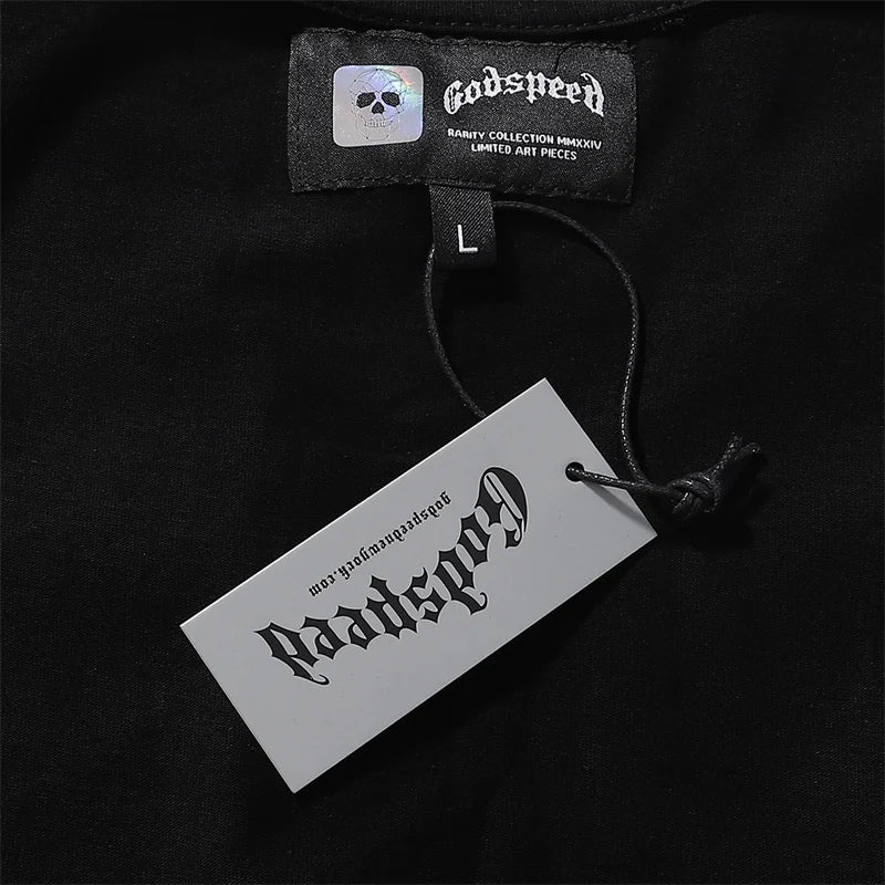 Godspeed Space Printed High Quality Cotton Short sleeved T-shirt