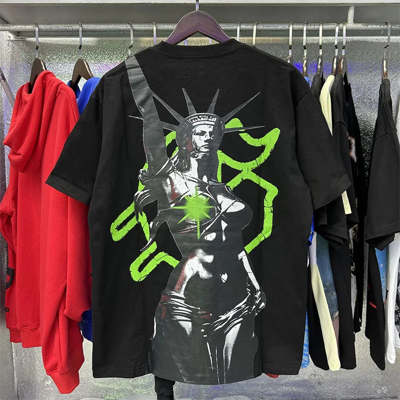 Godspeed Printed High-Quality Pure Cotton Casual Short Sleeved t-Shirt