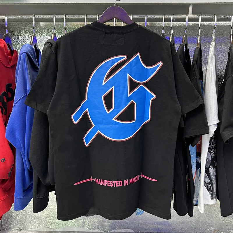 Godspeed Sedan Printed Pure Cotton Casual Short Sleeved t-Shirt