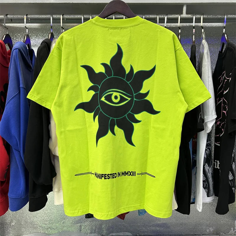 Godspeed Goddess Print Pure Cotton Round Neck t-Shirt