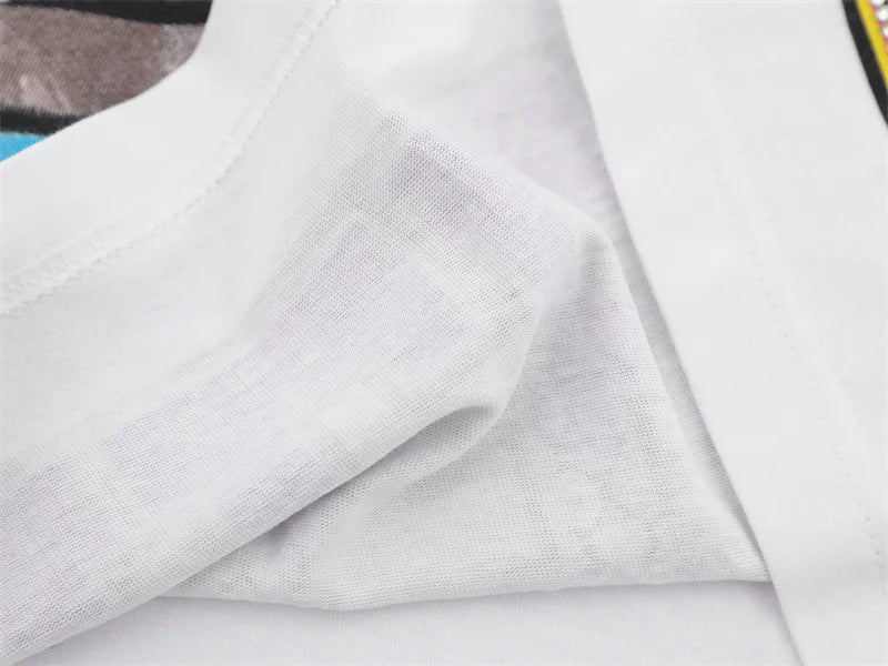 American Fashion Vale Hot Diamond Printed 100% Cotton Short Sleeved t-Shirt