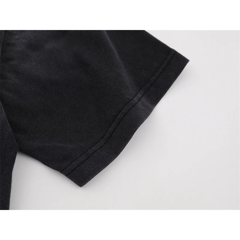 Vale Retro Wash Printed Short Sleeved Shirt