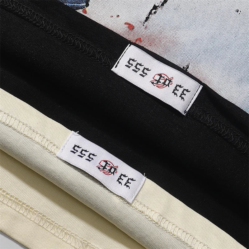 Godspeed Rugby Print Pure Cotton Casual Short Sleeved Shirt