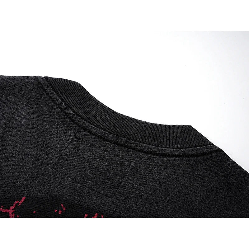 1085 # Godspeed Retro Washed Pure Cotton T-shirt