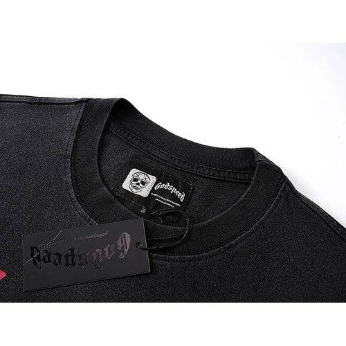 1085 # Godspeed Retro Washed Pure Cotton T-shirt