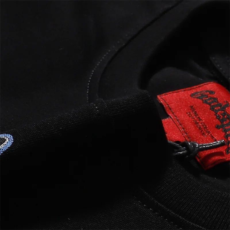 Godspeed City Printed High Quality Double Yarn Cotton Casual Short Sleeves