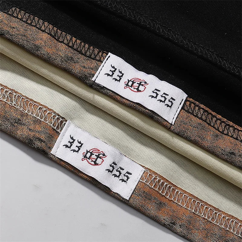 Godspeed Skeleton Printed Cotton Casual Short Sleeves From Meichao