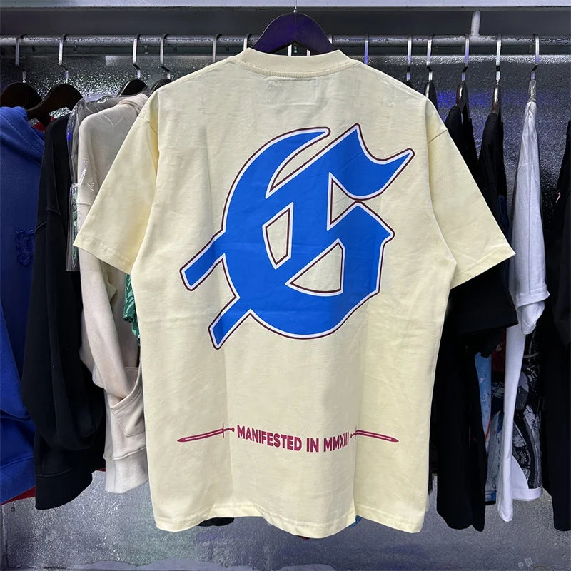 Godspeed Sedan Printed Pure Cotton Casual Short Sleeved t-Shirt