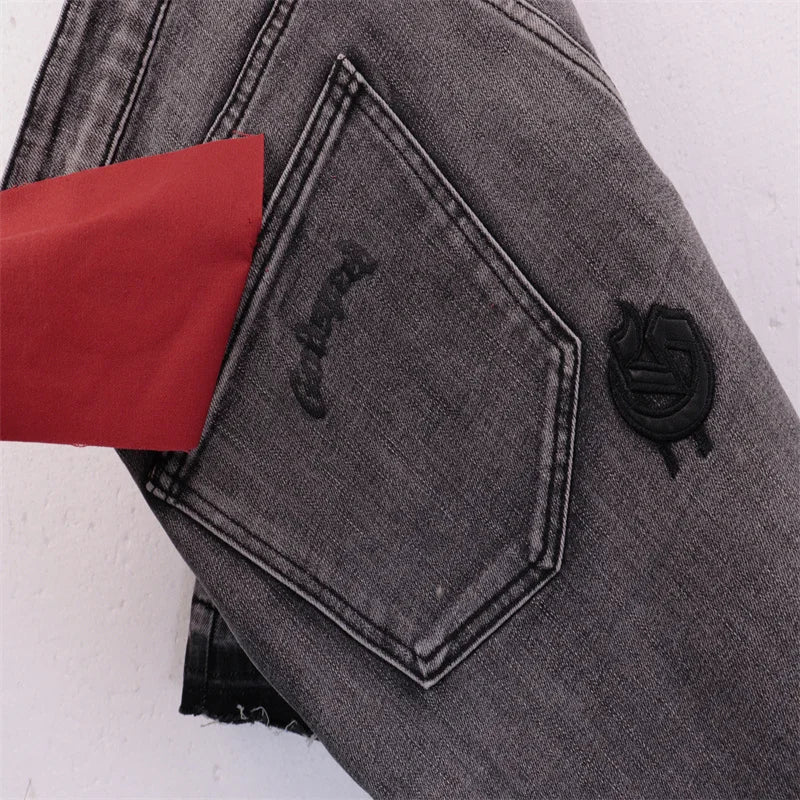 Godspeed Embroidered Jean shorts