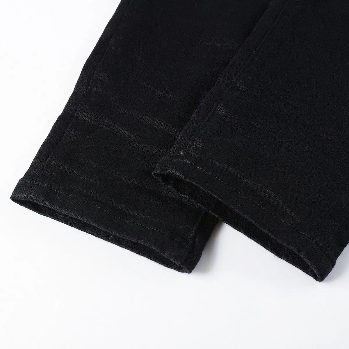 Purple black MEN JEANS slim fit trousers, fashion classic denim bottoms with ripped design