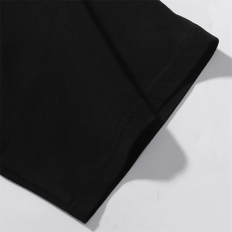 Godspeed Printed High-Quality Double Yarn Pure Cotton Casual Short Sleeved t-Shirt For Men And Women