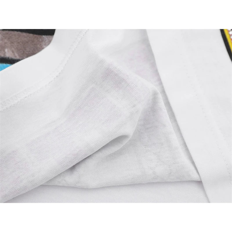 American Fashion Vale Hot Diamond Printed 100% Cotton Short Sleeved t-Shirt