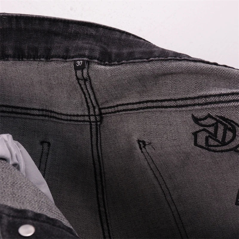 Godspeed Embroidered Jean shorts