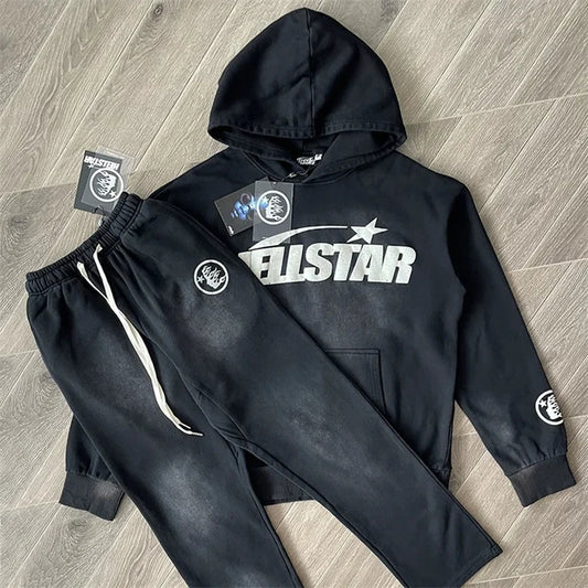 Hellstar uniform hoodie  acid  Washed