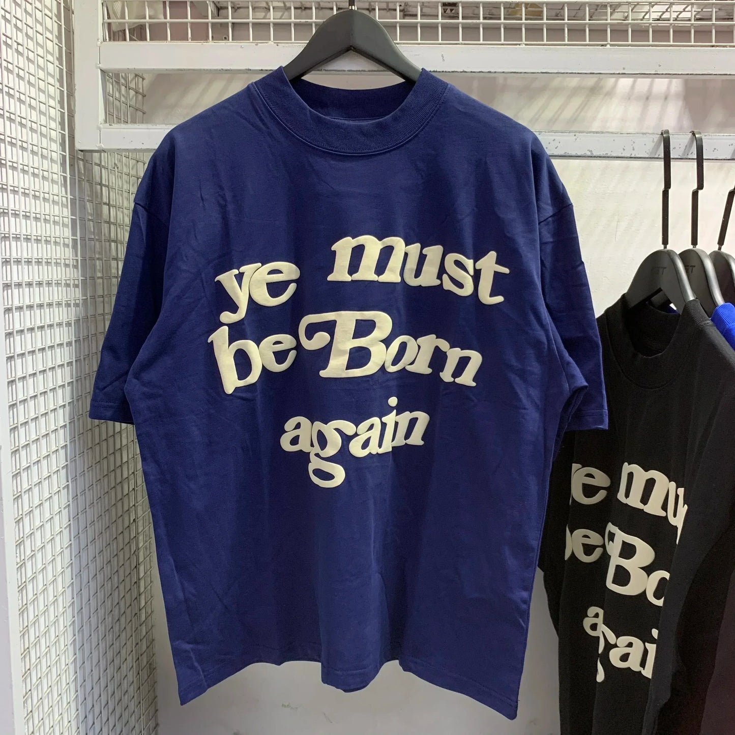 New Spring Summer Puff Ye Must Be Born Again Green T-shirt Men Women CPFM Tee CPFM.XYZ Kanye West Short Sleeve Tops