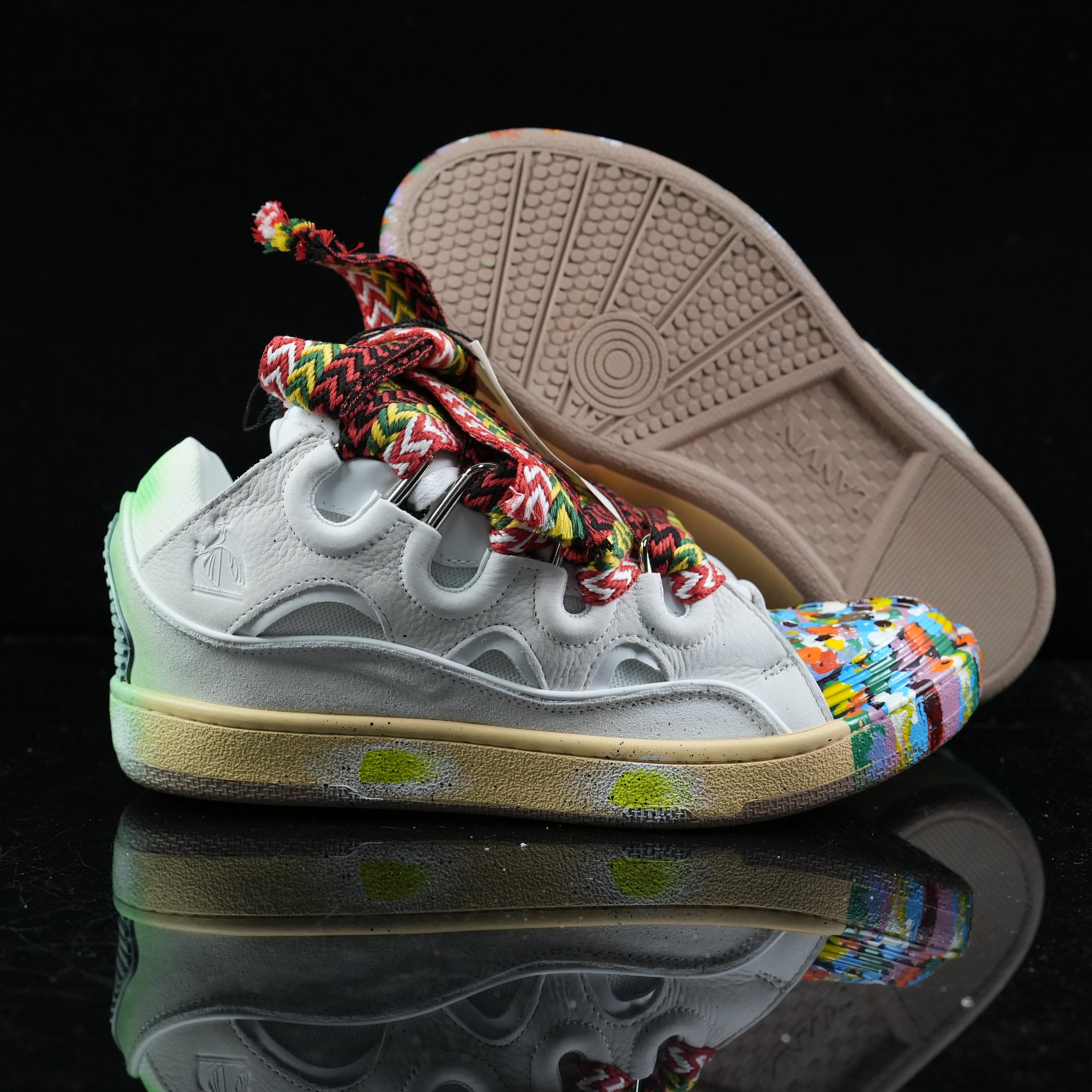 Gallery Dept. x Lanvin Curb 'Paint Drip - Optical White'