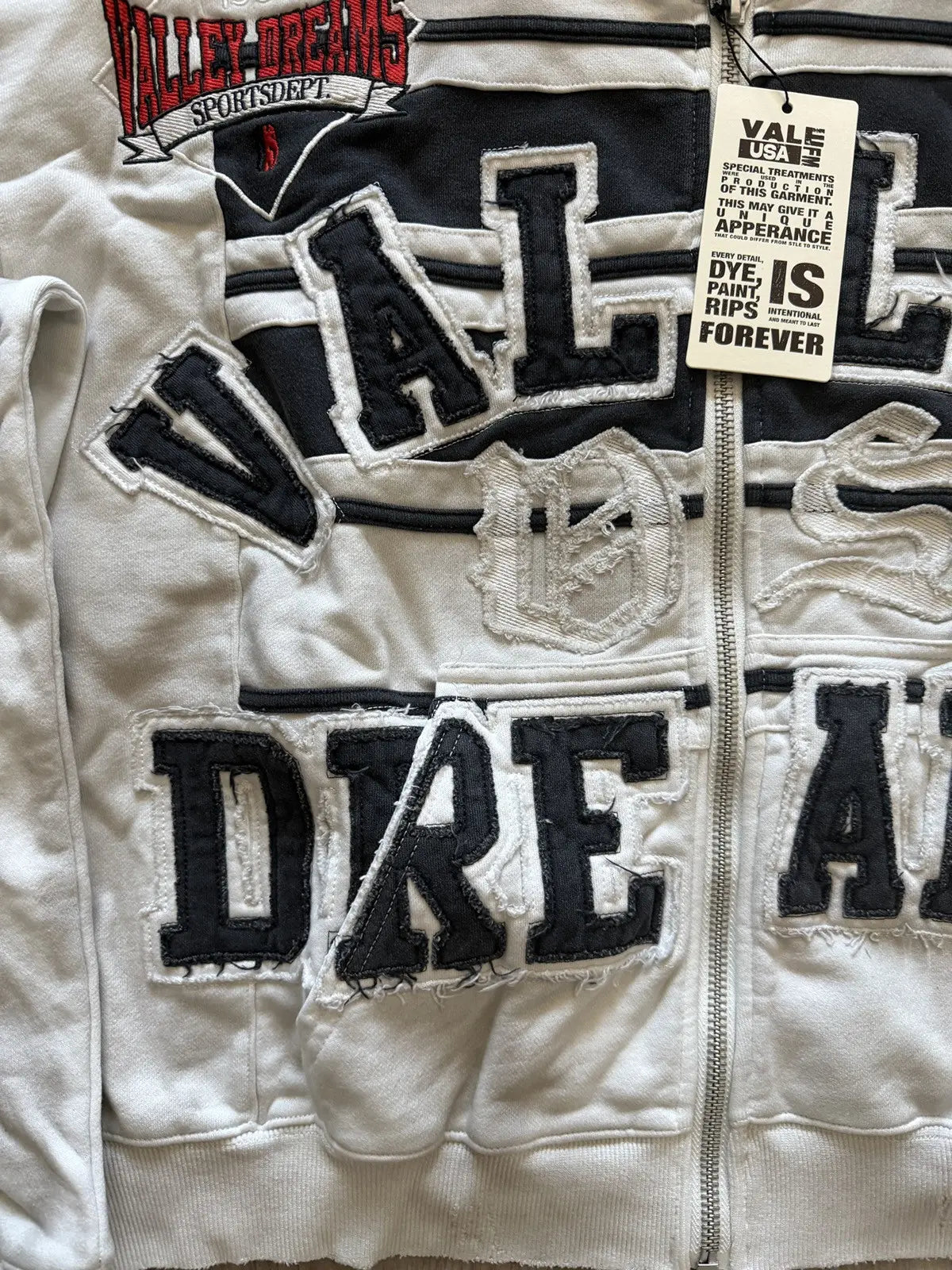 Vale Forever Collage Zip Up 'Mono'