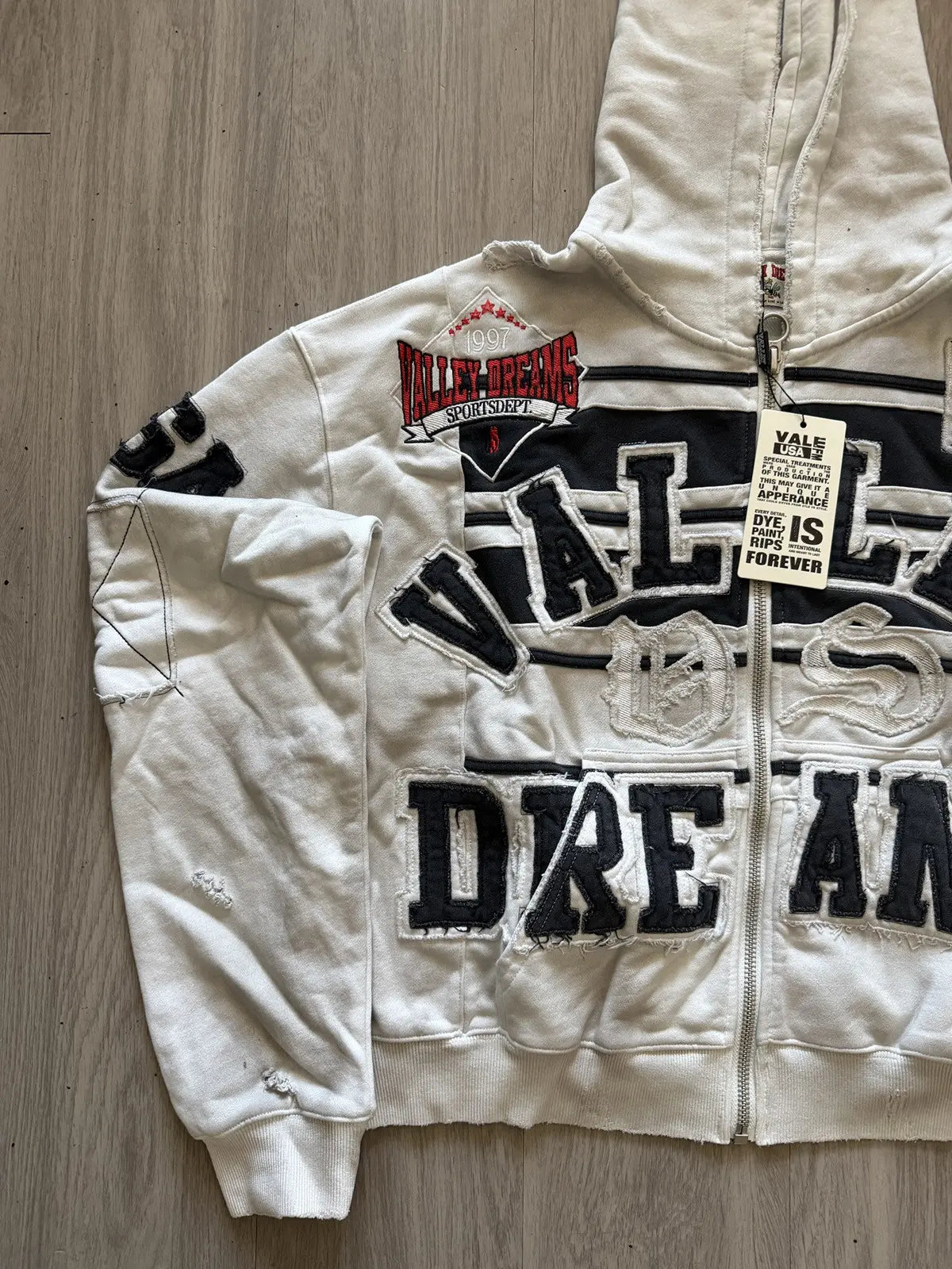 Vale Forever Collage Zip Up 'Mono'