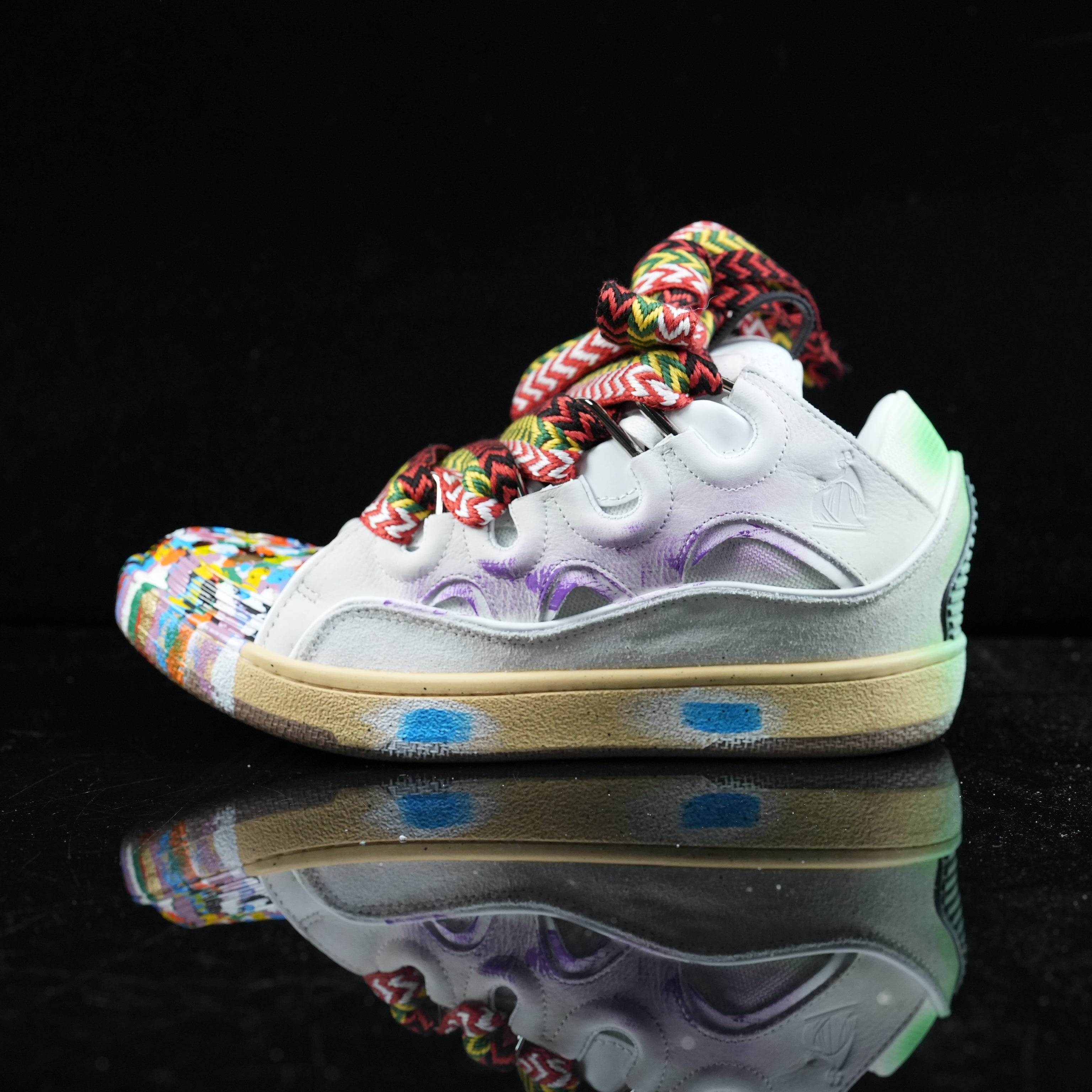 Gallery Dept. x Lanvin Curb 'Paint Drip - Optical White'