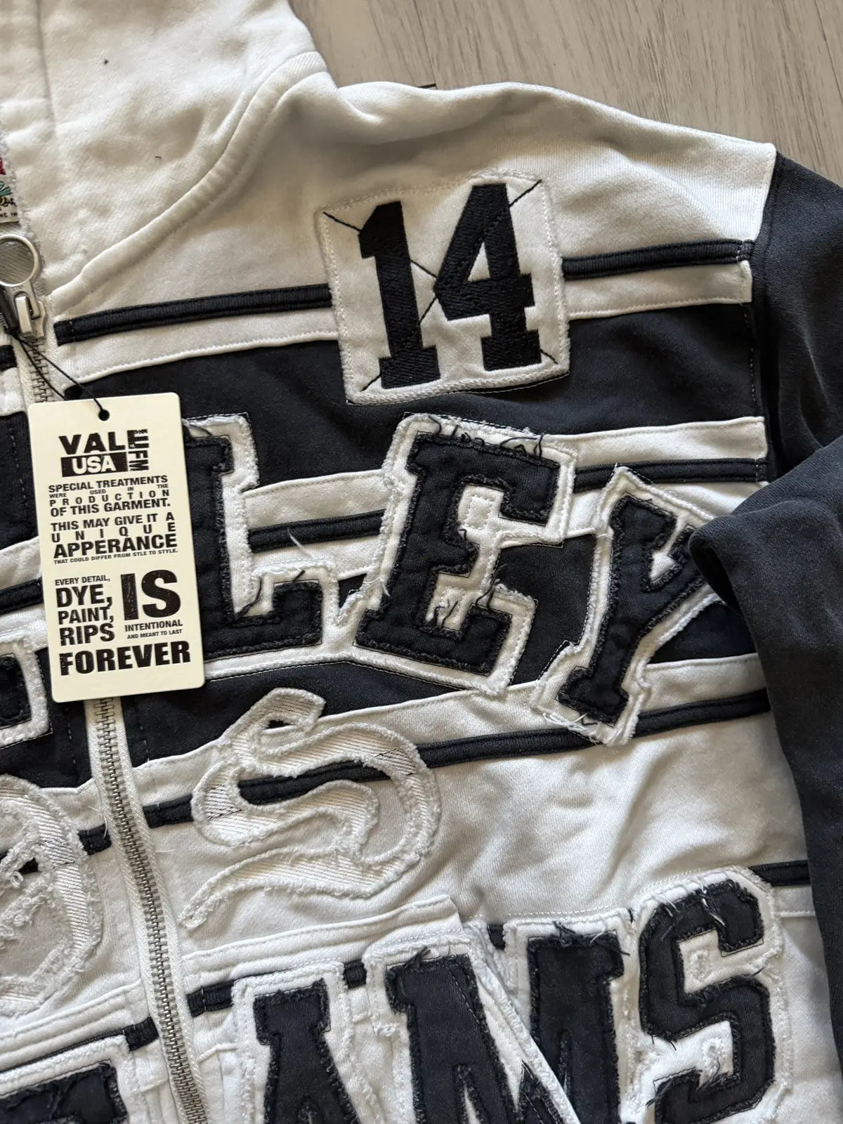 Vale Forever Collage Zip Up 'Mono'