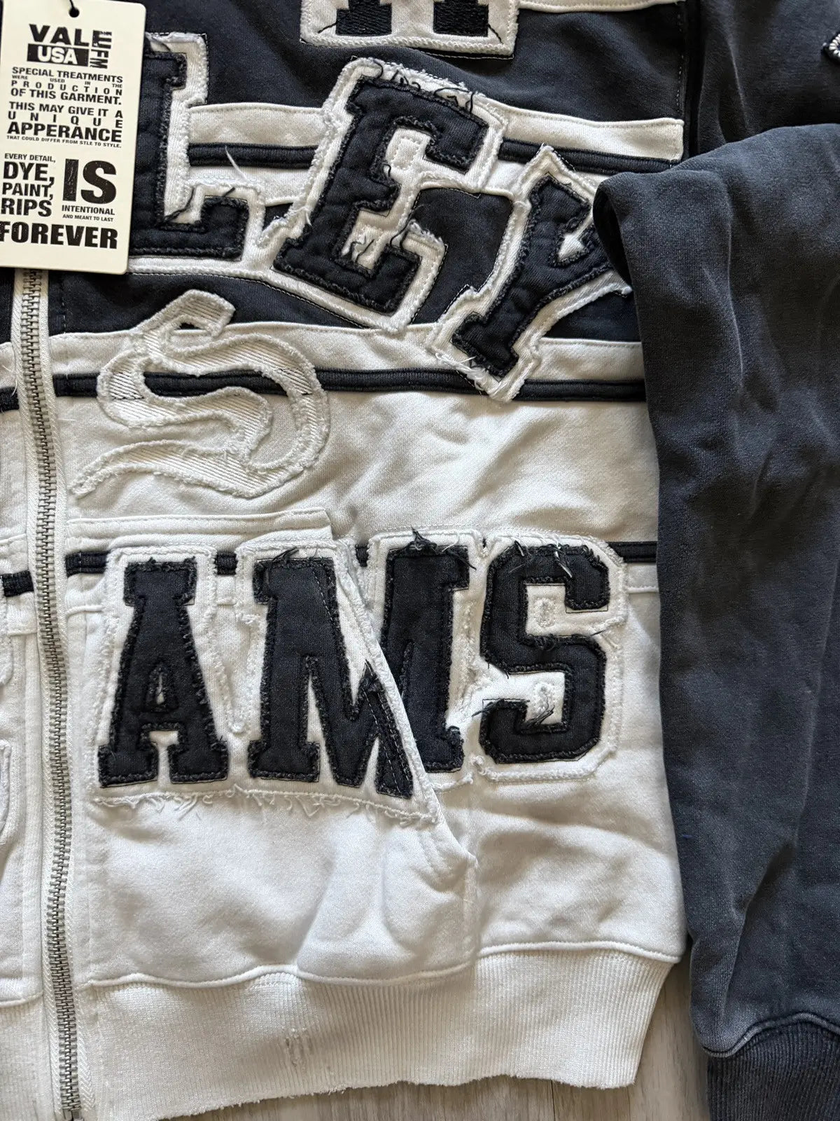 Vale Forever Collage Zip Up 'Mono'