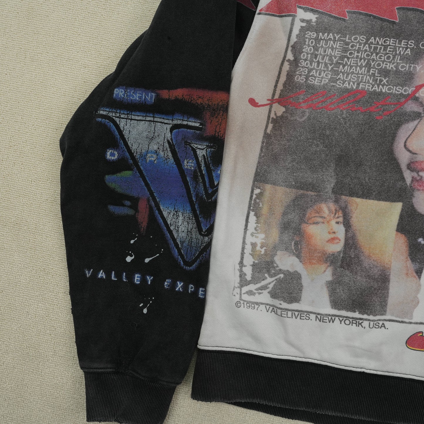 Vale Forever Noise Zip Up 'Dark Graphic'