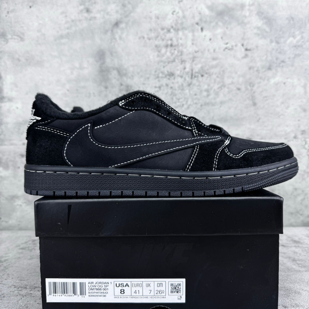 Travis Scott x Air Jordan 1 Retro Low OG SP Black Phantom