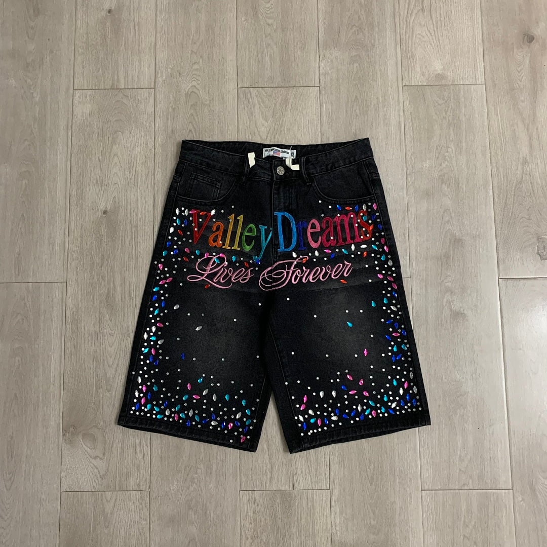 Vale Forever Ice Cream Jorts Black