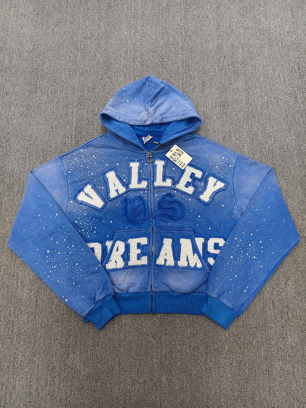 Vale Forever Classico Zip Up Hoodie 'Sapphire'