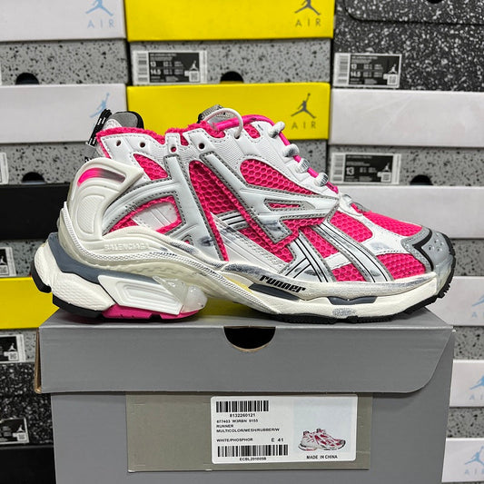 Balenciaga Runner Sneaker 'White Neon Pink'