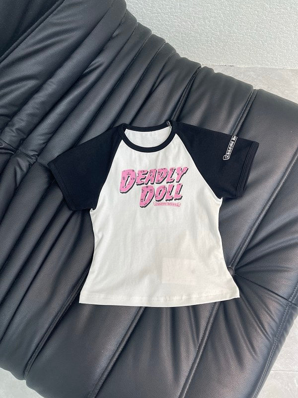 Chrome Hearts "Deadly Doll" baby tee