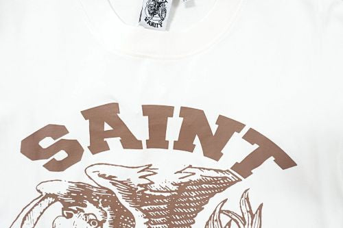 Saint Vanity Griffin Tee White/Brown