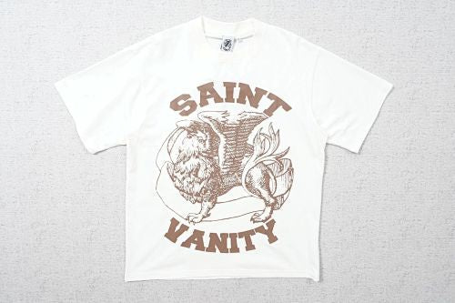 Saint Vanity Griffin Tee White/Brown