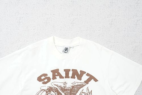 Saint Vanity Griffin Tee White/Brown