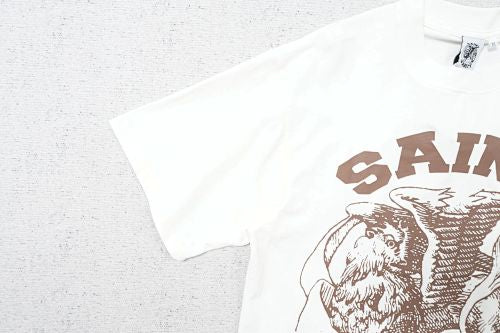 Saint Vanity Griffin Tee White/Brown