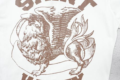 Saint Vanity Griffin Tee White/Brown